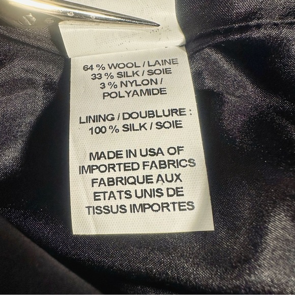 Marc Jacobs Vintage Black Wool & Silk Blend Textured Jacquard Midi Dress Size 0 - Picture 11 of 15